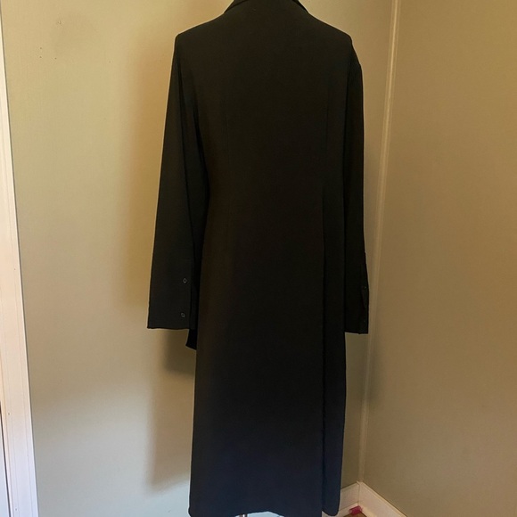 Elegant Black Wrap Dress, No Brand Tag. Approx Sz 16 - Picture 7 of 14